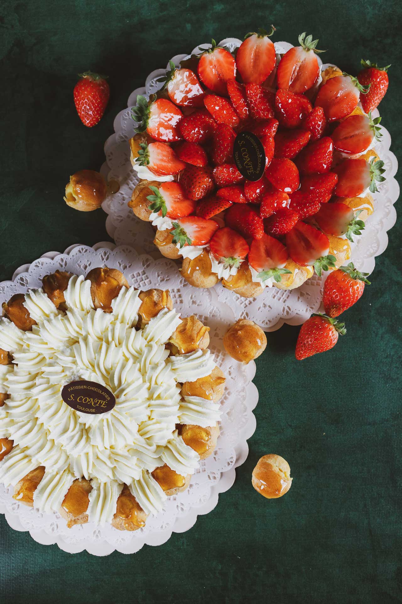 Saint-Honoré classique et Saint-Honoré aux fraises