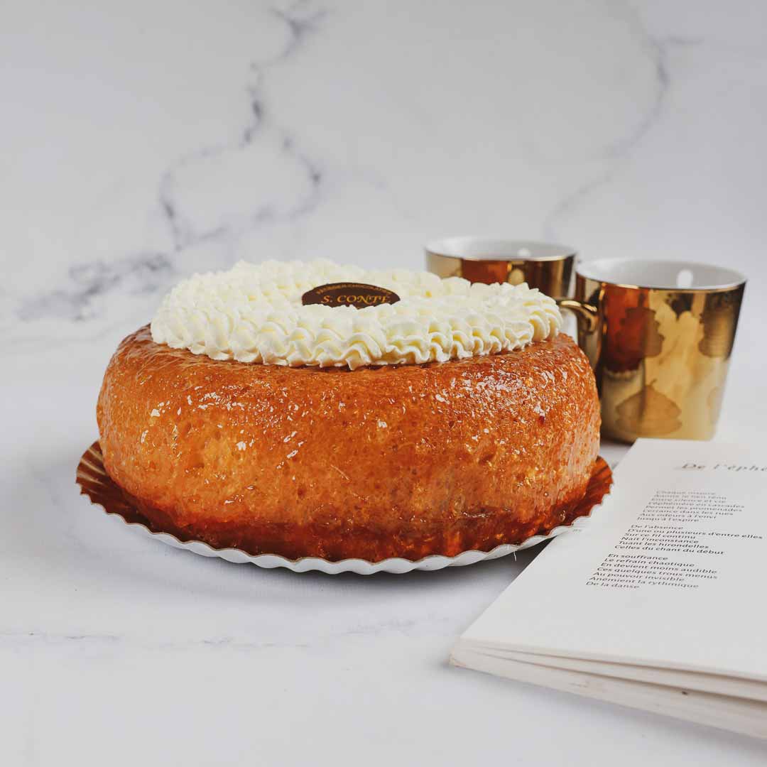 baba au rhum avec chantilly