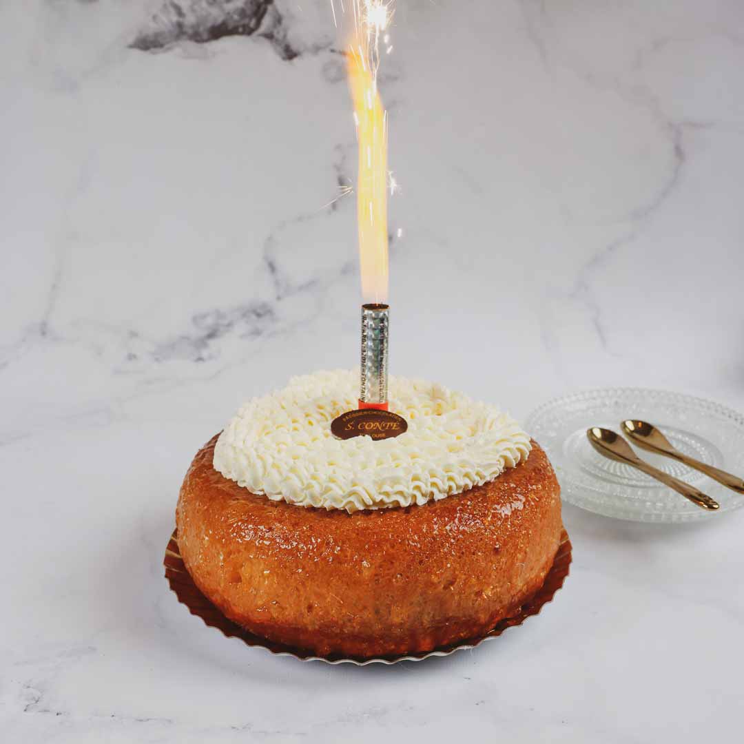 baba au rhum avec chantilly