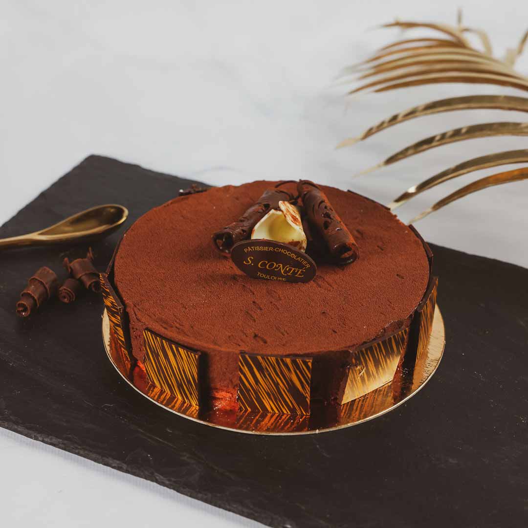 Gâteau croustillant chocolat