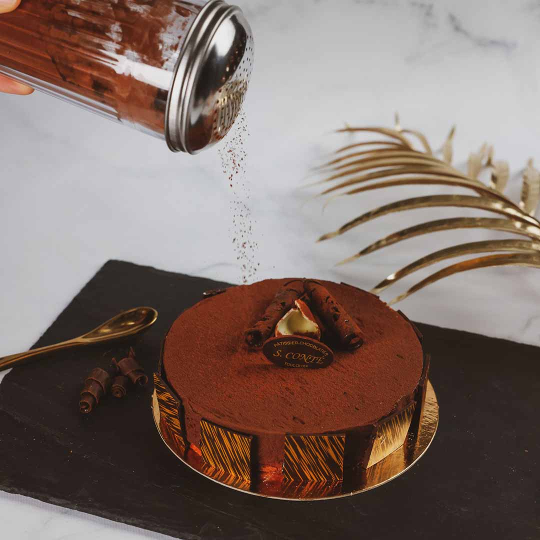 Gâteau croustillant chocolat