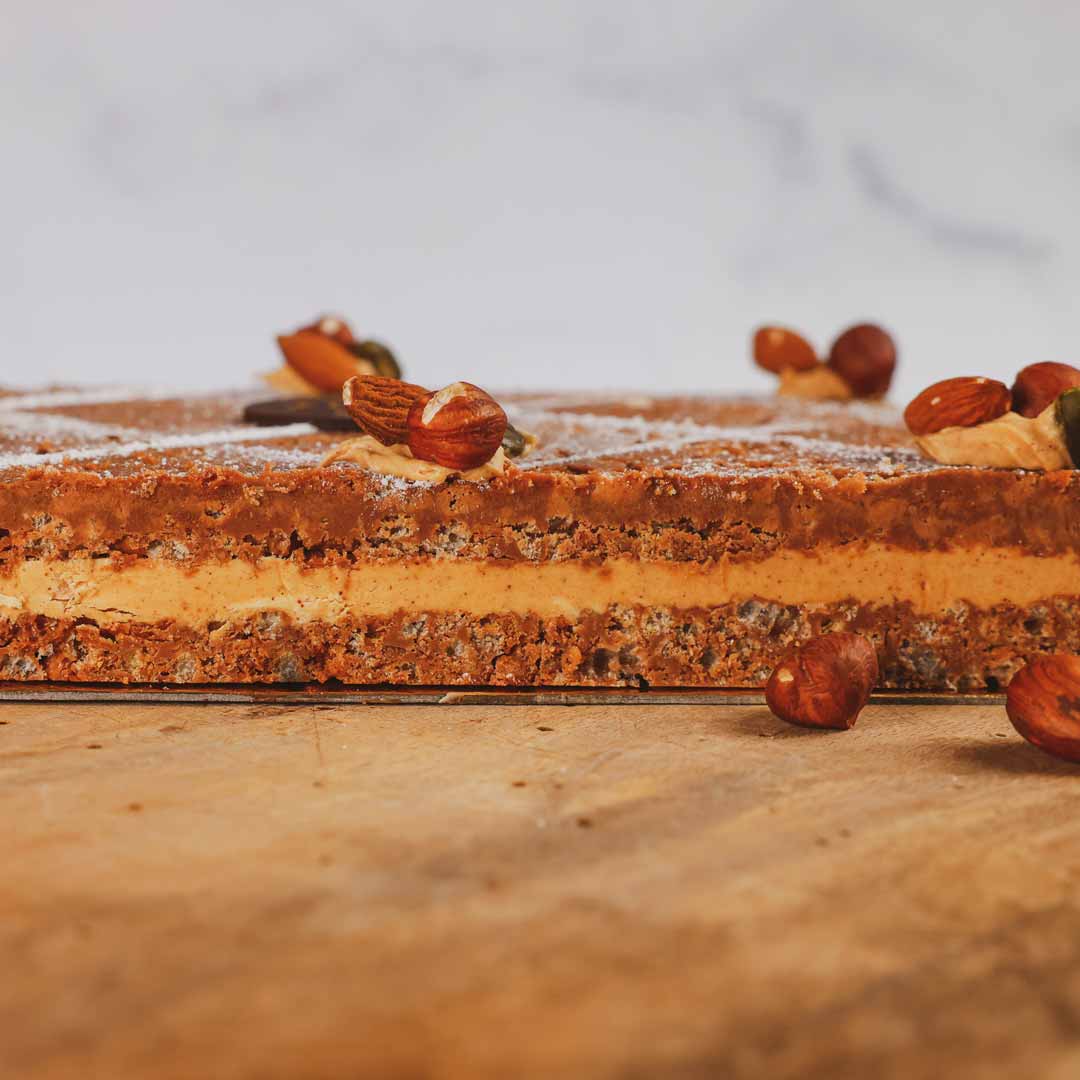 Gâteau croustillant noisette