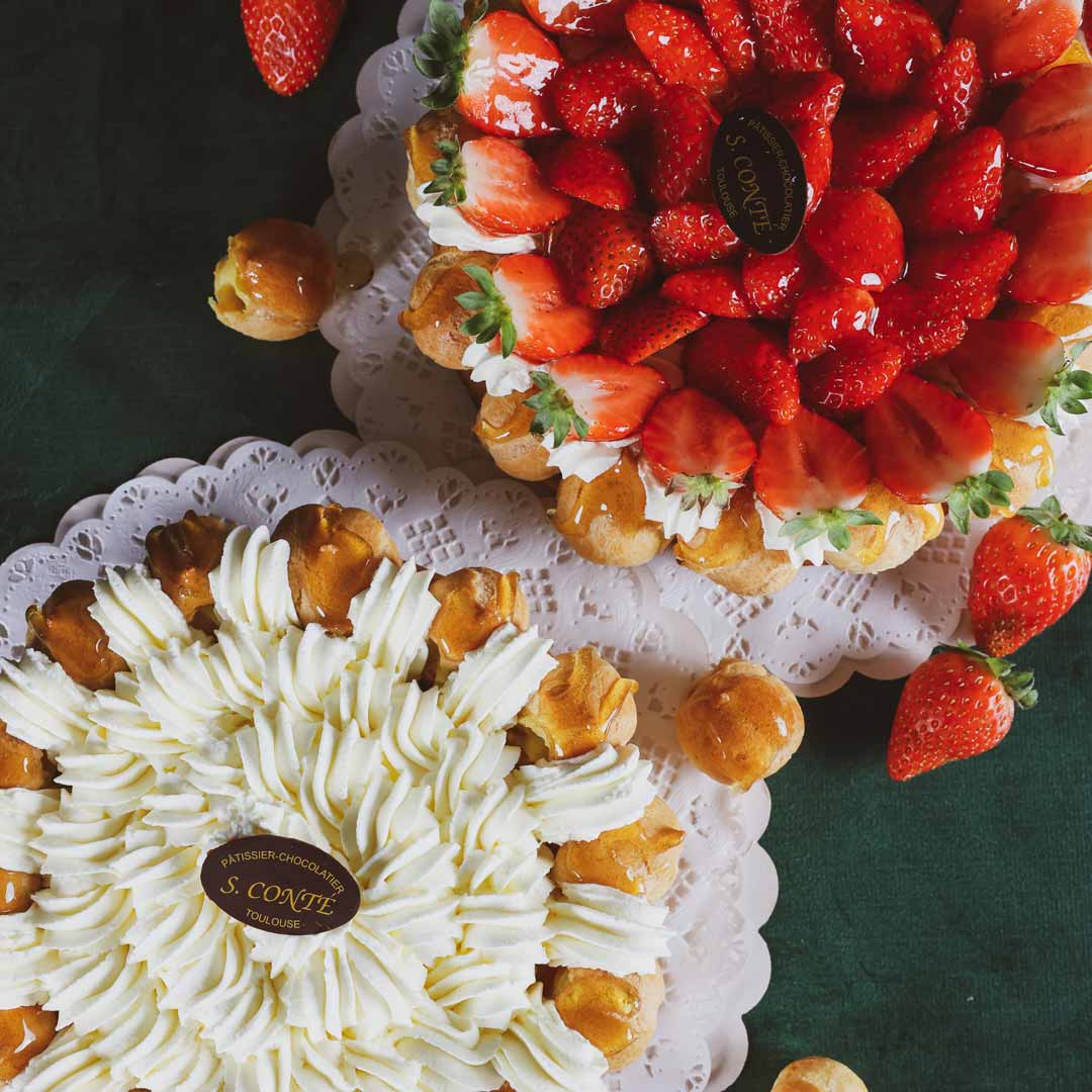 Saints honorés classique et fraises