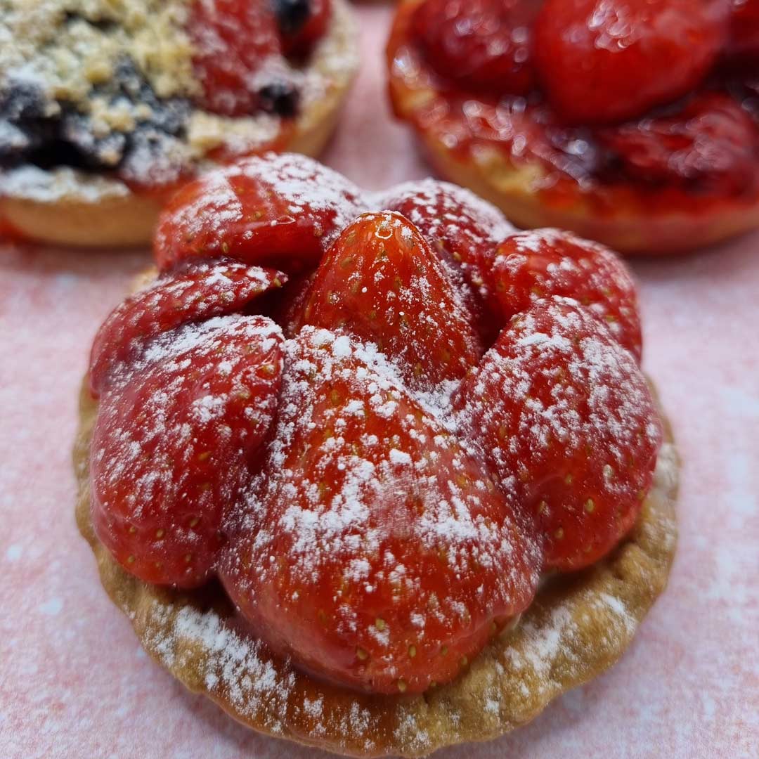 tarte aux fraises individuelle