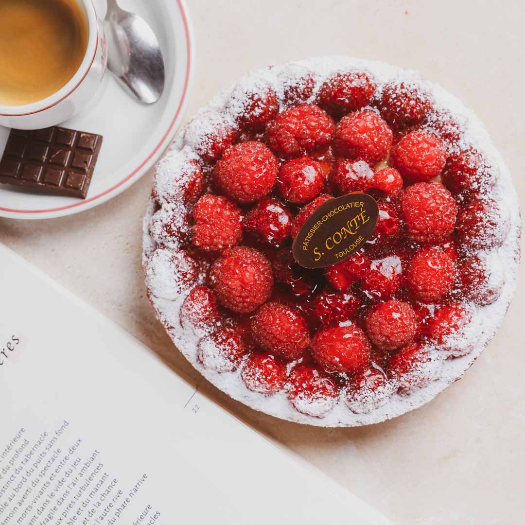 tarte framboises