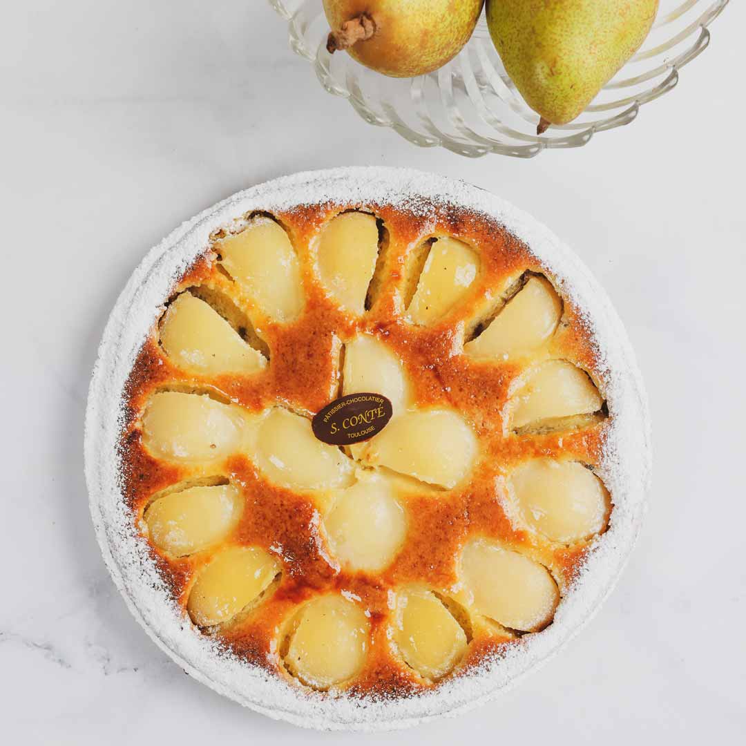 tarte poire-chocolat