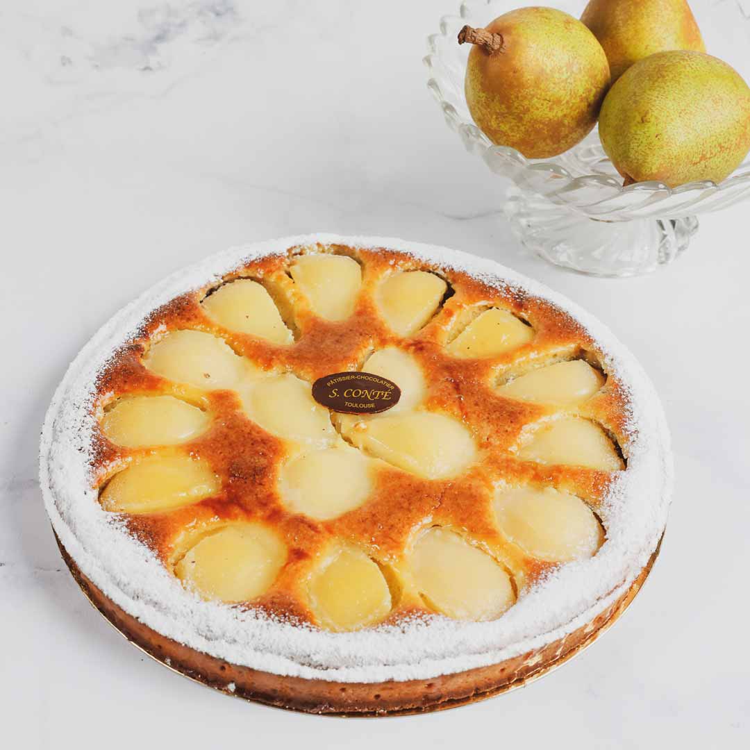 tarte poire-chocolat